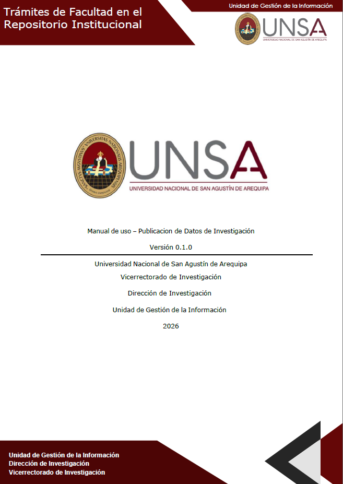 Manual de uso de Publicacion de Datos de Investigación